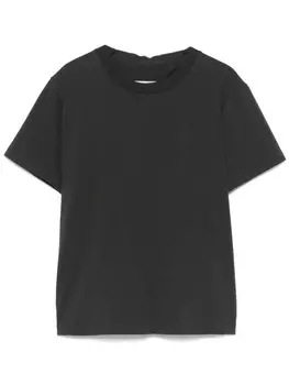 Футболка хлопковая MM6 Maison Margiela, черный