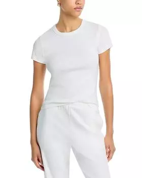 Футболка хлопковая Nando Slim Fit LESET, белый