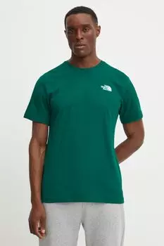 Футболка хлопковая Redbox Celebration The North Face, зеленый