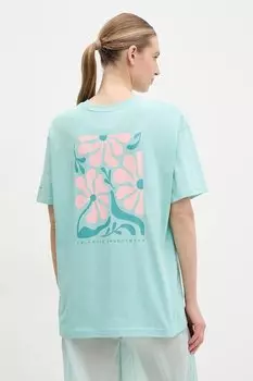 Футболка хлопковая Rolling Bend Columbia, бирюзовый