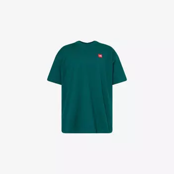 Футболка хлопковая The North Face Redbox, зеленый