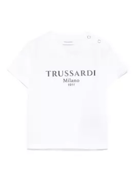 Футболка хлопковая TRUSSARDI JUNIOR, белый