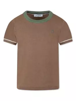 Футболка хлопковая TRUSSARDI JUNIOR, коричневый