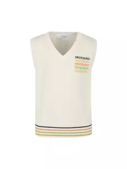 Футболка хлопковая TRUSSARDI JUNIOR, нейтральный