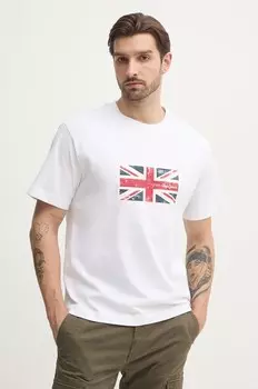 Футболка хлопковая UNION TEE Pepe Jeans, белый
