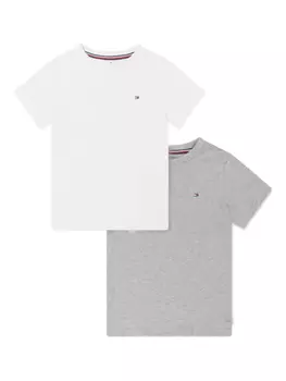 Футболка хлопковая (упаковка из двух штук) Tommy Hilfiger Junior, белый