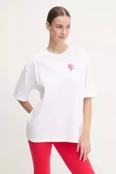 Футболка хлопковая W C PHOTO TEE Adidas, бежевый