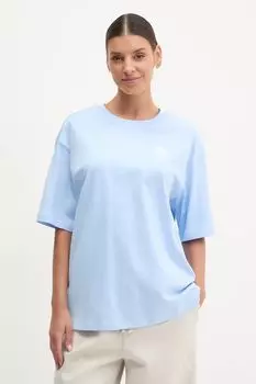Футболка хлопковая W C PHOTO TEE Adidas, синий