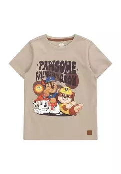 Футболка, хлопок, детская Manguun, бежевый