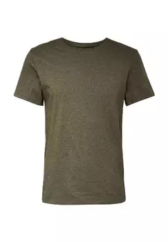 Футболка, хлопок, круглый вырез, мужская G-STAR RAW, хаки
