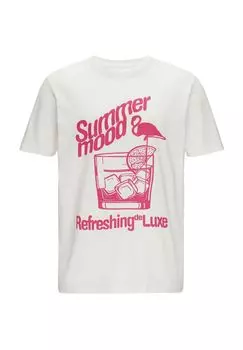 Футболка, хлопок, мужская QS, цвет 01d3 White