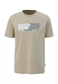 Футболка, хлопок, мужская QS, цвет 81d0 Brown