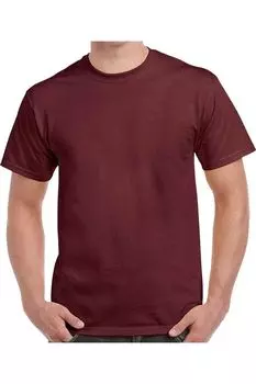 Футболка хлопоковая Gildan, бордовый