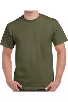 Футболка хлопоковая Gildan, зеленый