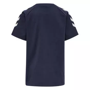 Футболка Hmlbox S/S Футболка S/S Unisex Kids HUMMEL, темно-синий/темно-фиолетовый/темно-фиолетовый