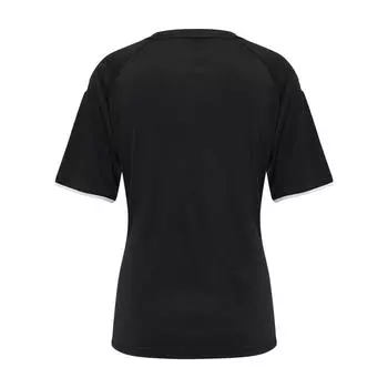 Футболка Hmlcore Volley Tee Wo, размеры S/S, женские HUMMEL, черный