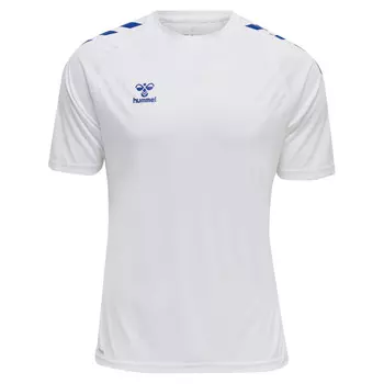 Футболка Hmlcore Xk Core Poly S/S Футболка S/S унисекс HUMMEL, белый/белый/синий