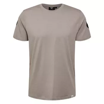 Футболка Hmllegacy с шевроном унисекс для спорта и отдыха HUMMEL, цвет braun