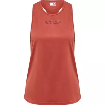 Футболка Hmlte Tola Tanktop S/L Женские HUMMEL, Бордо