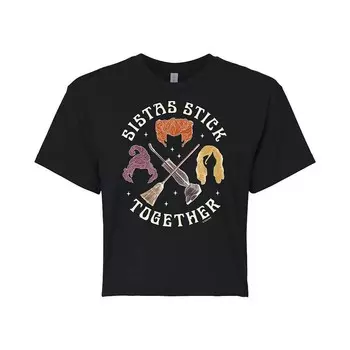 Футболка Hocus Pocus Sistas Stick Together для юниоров Licensed Character, черный