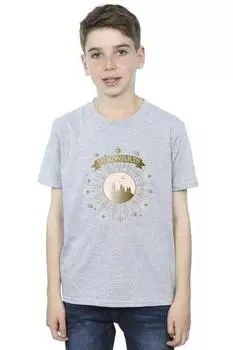 Футболка «Хогвартс Святочный бал» Harry Potter, серый