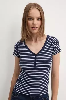 Футболка Hollister Co., темно-синий