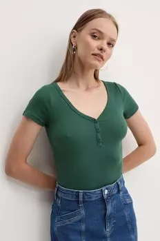 Футболка Hollister Co., зеленый