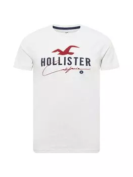 Футболка Hollister, пестрый серый