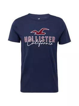 Футболка Hollister, темно-синий