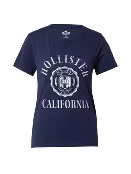 Футболка Hollister, темно-синий