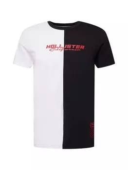 Футболка Hollister WHOLESALE, черно-белый