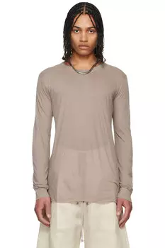 Футболка Hollywood Basic LS Rick Owens, цвет flesh