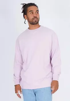Футболка HONESTY RULES Longsleeves French Terry Signature, цвет faded pink