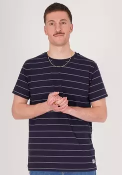 Футболка HONESTY RULES s Pin Striped, синий