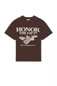 Футболка Honor The Gift Dominos, коричневый