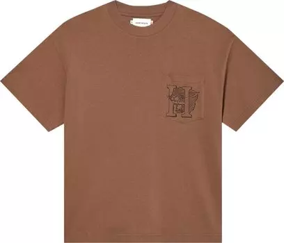 Футболка Honor The Gift Mascot Pocket Short-Sleeve Tee 'Brown', коричневый