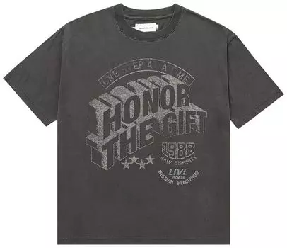 Футболка Honor The Gift Raw Energy T-Shirt 'Black', черный