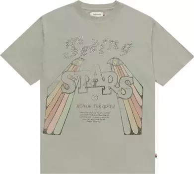 Футболка Honor The Gift Seeing Stars Short-Sleeve T-Shirt 'Sage', зеленый