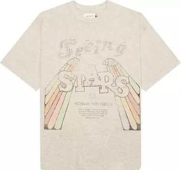 Футболка Honor The Gift Seeing Stars T-Shirt 'Oatmeal', загар