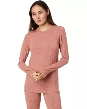 Футболка Hot Chillys Clima-Trek Crew Neck, цвет Redwood Heather