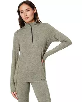 Футболка Hot Chillys Clima-Trek Zip-Tee, цвет Od Heather