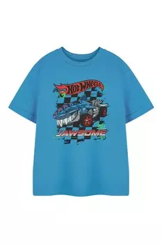Футболка Hot Wheels для мальчиков из 100% хлопка с лицензией Vanilla Underground, синий