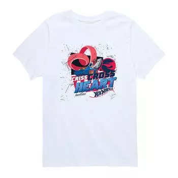 Футболка Hot Wheels с сердечками для мальчиков 8–20 лет Licensed Character