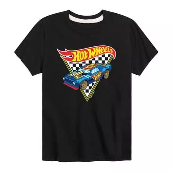 Футболка Hot Wheels с треугольным рисунком для мальчиков 8–20 лет Licensed Character, черный