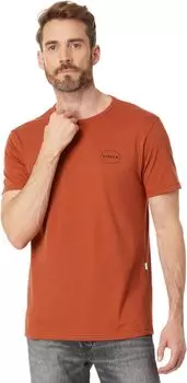 Футболка House of Stoke из органического материала с короткими рукавами VISSLA, цвет Rusty Red