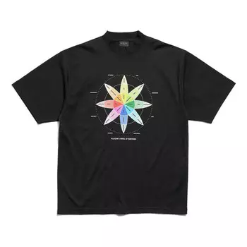 Футболка how do you feel t-shirt medium fit 'black' Balenciaga, черный