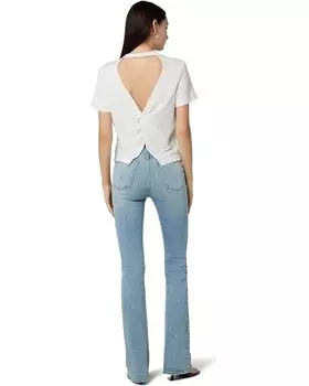 Футболка Hudson Jeans Crew Neck Knot Back Tee, белый