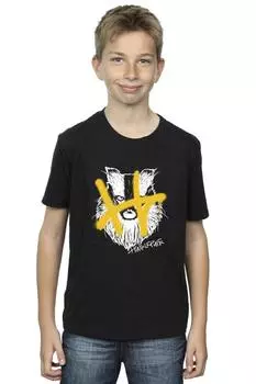 Футболка Hufflepuff Pop Spray Harry Potter, черный