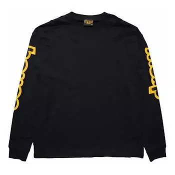 Футболка hug long sleeve t-shirt 'black' Drew House, черный