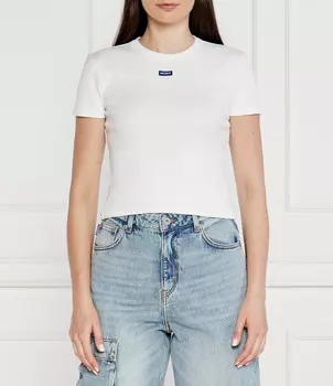 Футболка Hugo Blue Baby Tee_B Slim Fit, белый